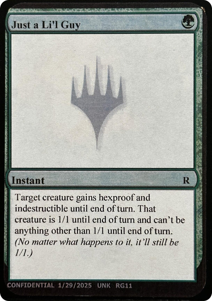 Just a Li'l Guy [Unknown Event] Magic: The Gathering