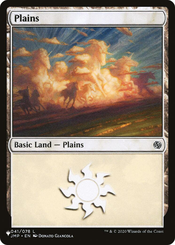 Plains (041) (JMP) [The List] Magic: The Gathering