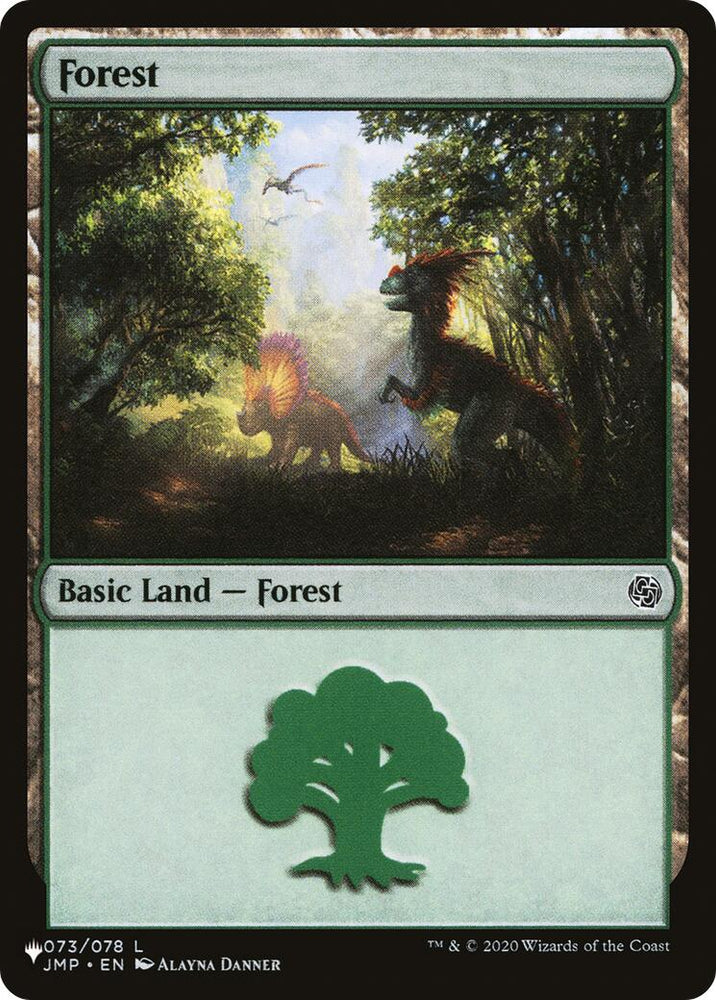 Forest (073) (JMP) [The List] Magic: The Gathering