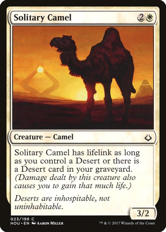 Solitary Camel [Hour of Devastation] Magic: The Gathering