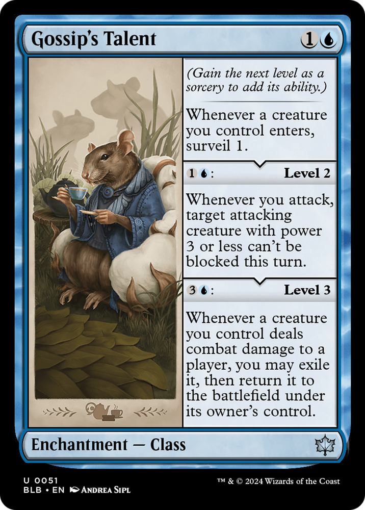 Gossip's Talent [Bloomburrow] Magic: The Gathering
