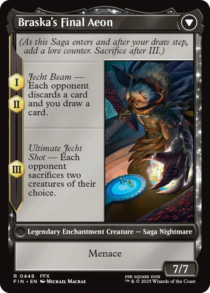Jecht, Reluctant Guardian // Braska's Final Aeon (Extended Art) [FINAL FANTASY] Magic: The Gathering