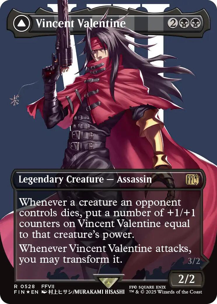 Vincent Valentine // Galian Beast (Borderless) (Surge Foil) [FINAL FANTASY] Magic: The Gathering
