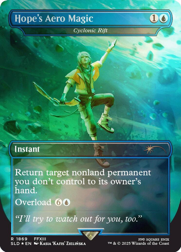Hope's Aero Magic - Cyclonic Rift (Rainbow Foil) [Secret Lair Drop Series] Magic: The Gathering