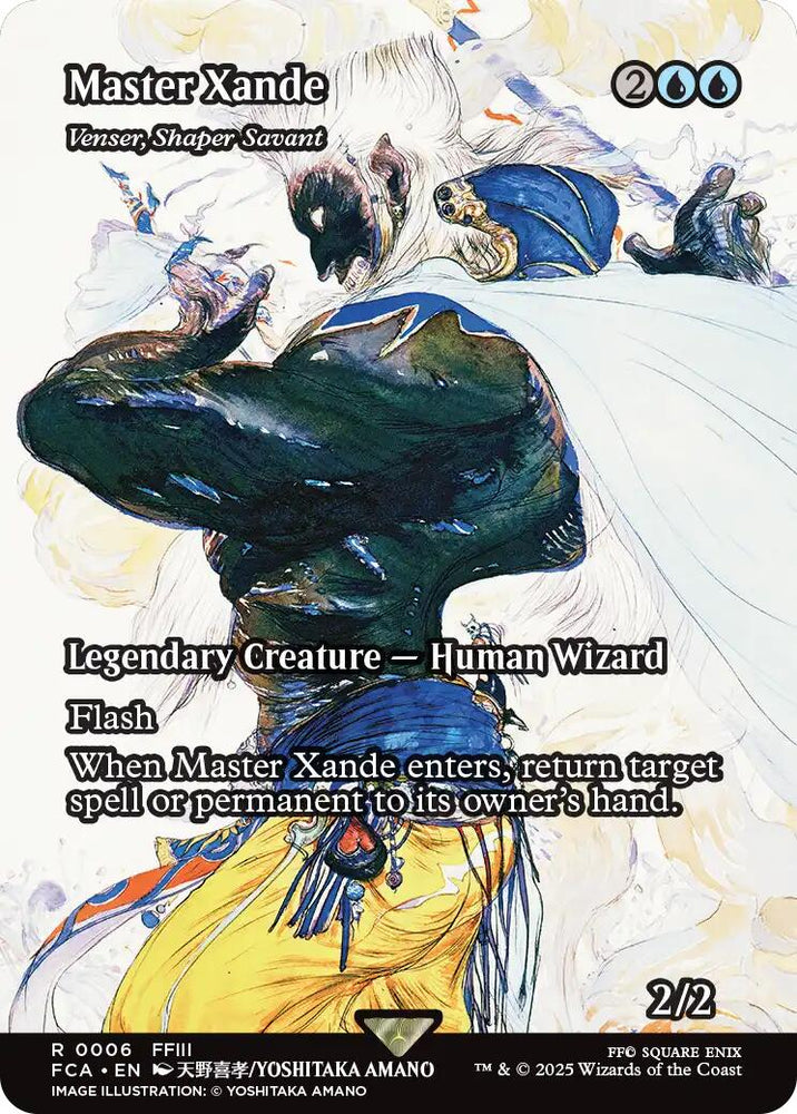 Master Xande - Venser, Shaper Savant (Showcase) [FINAL FANTASY : Through the Ages] Magic: The Gathering
