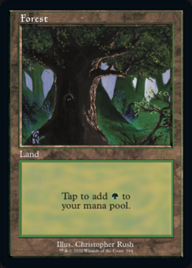 Forest (Retro) (594) [30th Anniversary Edition] Magic: The Gathering