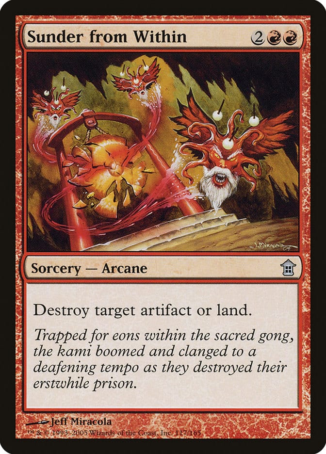 Sunder from Within [Saviors of Kamigawa] Magic: The Gathering