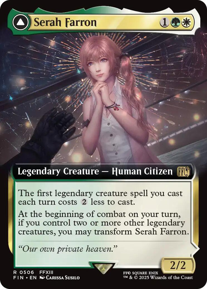Serah Farron // Crystallized Serah (Extended Art) [FINAL FANTASY] Magic: The Gathering