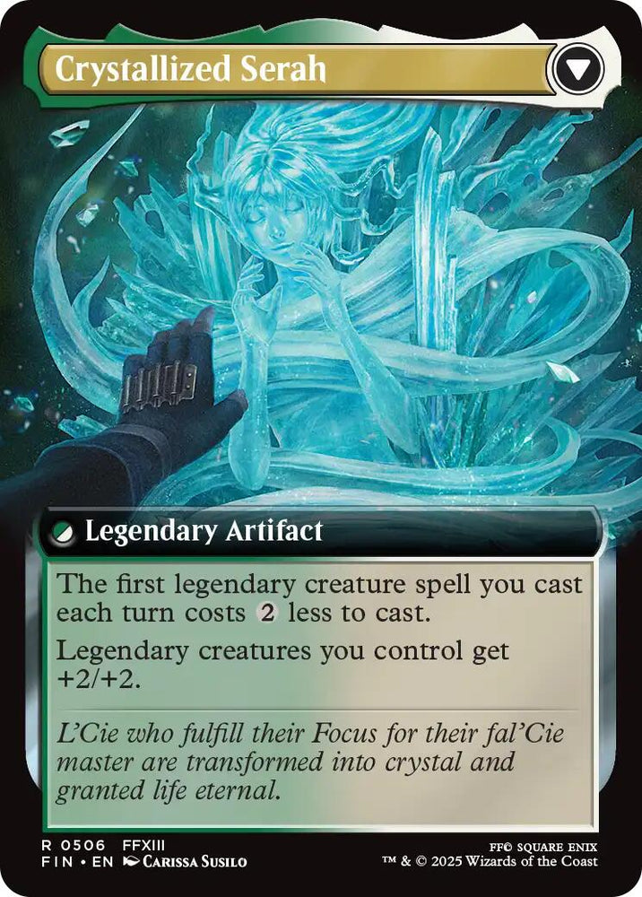 Serah Farron // Crystallized Serah (Extended Art) [FINAL FANTASY] Magic: The Gathering