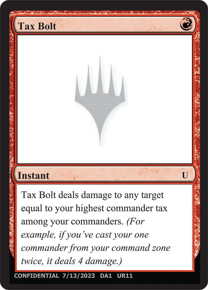 Tax Bolt [Mystery Booster] Magic: The Gathering