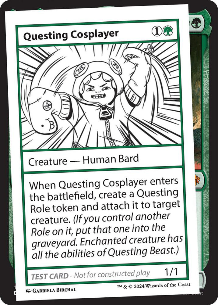 Questing Cosplayer [Mystery Booster] Magic: The Gathering