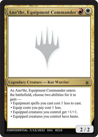 Ano'thr, Equipment Commander [Mystery Booster] Magic: The Gathering