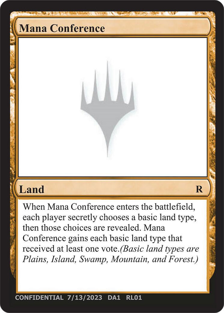 Mana Conference [Mystery Booster] Magic: The Gathering