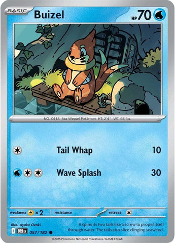 Buizel (057/182) [Scarlet & Violet: Destined Rivals ] - Pokemon Cards For Your TCG Needs! Pokémon