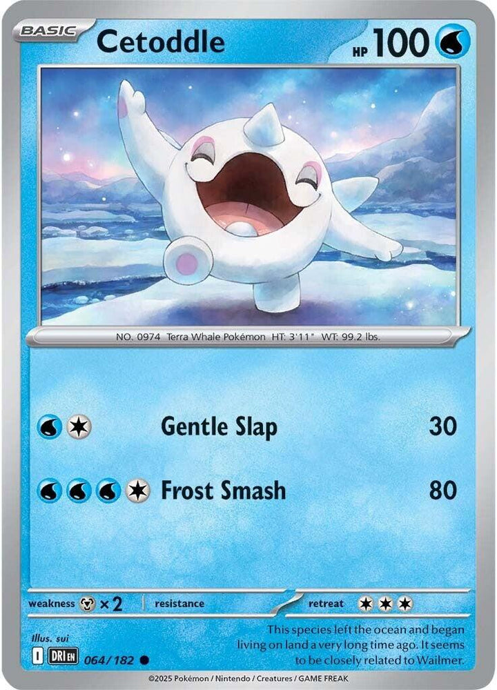 Cetoddle (064/182) [Scarlet & Violet: Destined Rivals] - Pokemon Cards For Your TCG Needs!