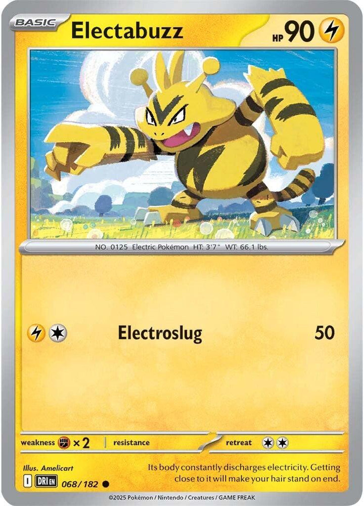 Electabuzz (068/182) [Scarlet & Violet: Destined Rivals] - Pokemon Cards For Your TCG Needs! Pokémon