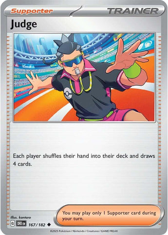 Judge (167/182) [Scarlet & Violet: Destined Rivals] - Pokemon Cards For Your TCG Needs! Pokémon