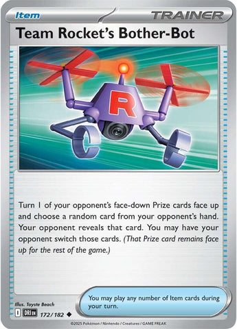 Team Rocket's Bother-Bot (172/182) [Scarlet & Violet: Destined Rivals] - Pokemon Cards For Your TCG Needs!