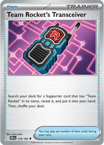 Team Rocket's Transceiver (178/182) [Scarlet & Violet: Destined Rivals] - Pokemon Cards For Your TCG Needs!