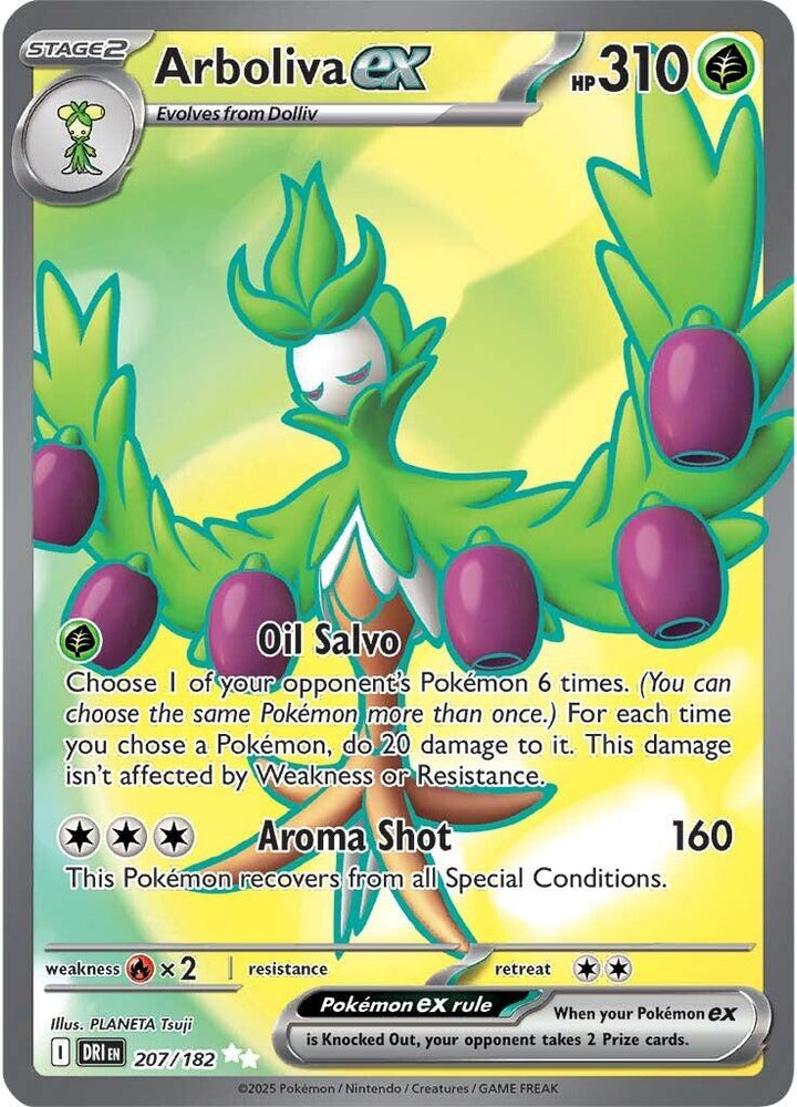 Arboliva ex (207/182) [Scarlet & Violet: Destined Rivals] Pokémon