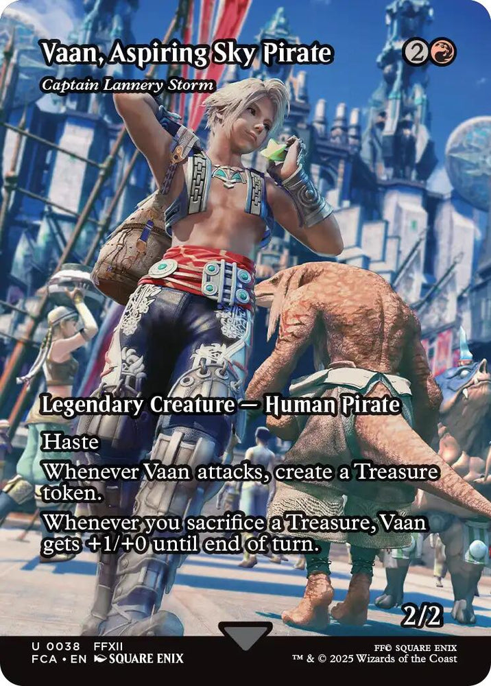 Vaan, Aspiring Sky Pirate - Captain Lannery Storm (Showcase) [FINAL FANTASY : Through the Ages] Magic: The Gathering
