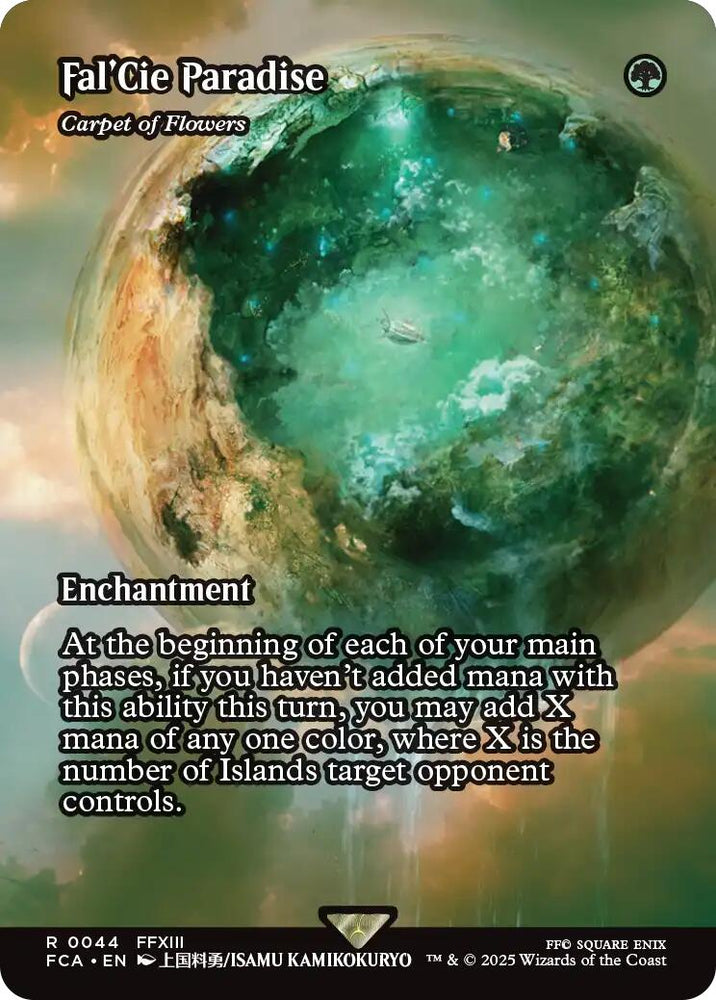 Fal'Cie Paradise - Carpet of Flowers (Showcase) [FINAL FANTASY : Through the Ages] Magic: The Gathering