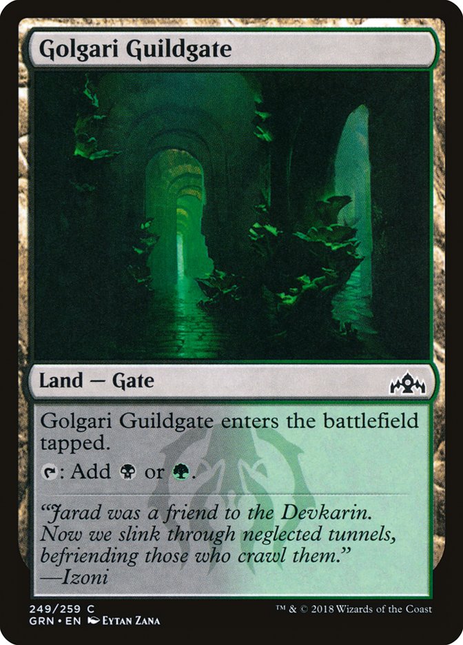 Golgari Guildgate (249/259) [Guilds of Ravnica] Magic: The Gathering