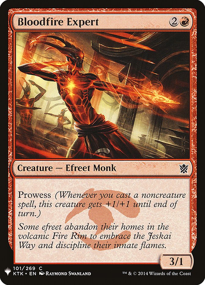 Bloodfire Expert [Mystery Booster] Magic: The Gathering
