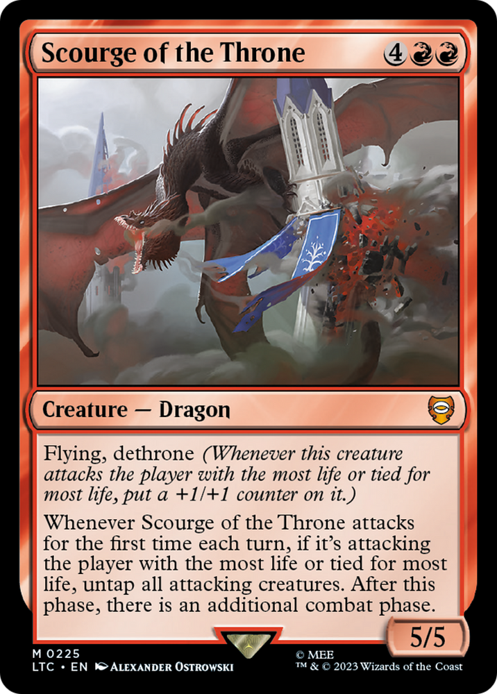 Scourge of the Throne [The Lord of the Rings: Tales of Middle-Earth Commander] Magic: The Gathering
