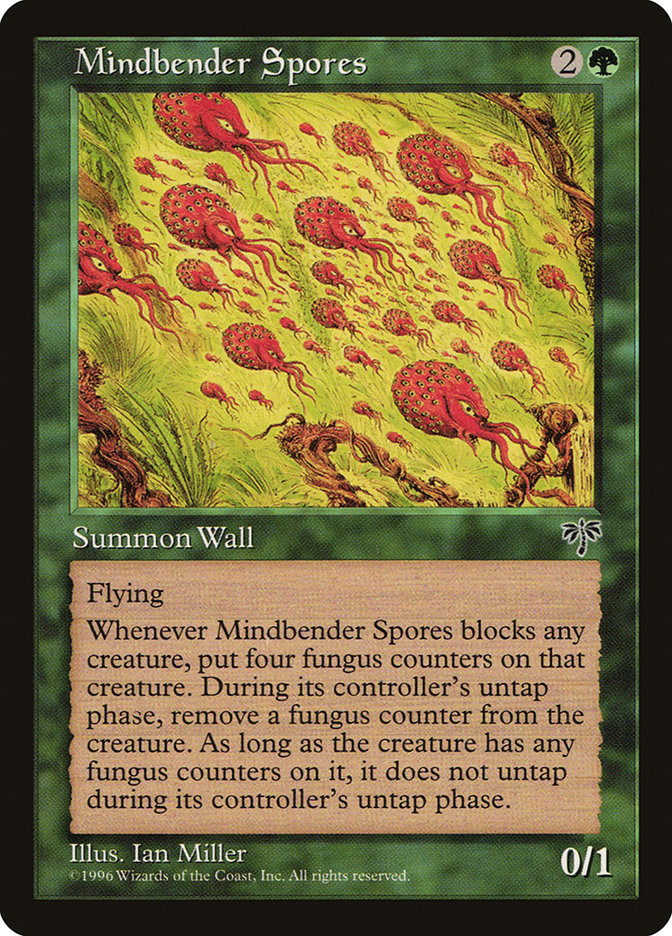 Mindbender Spores [Mirage] Magic: The Gathering