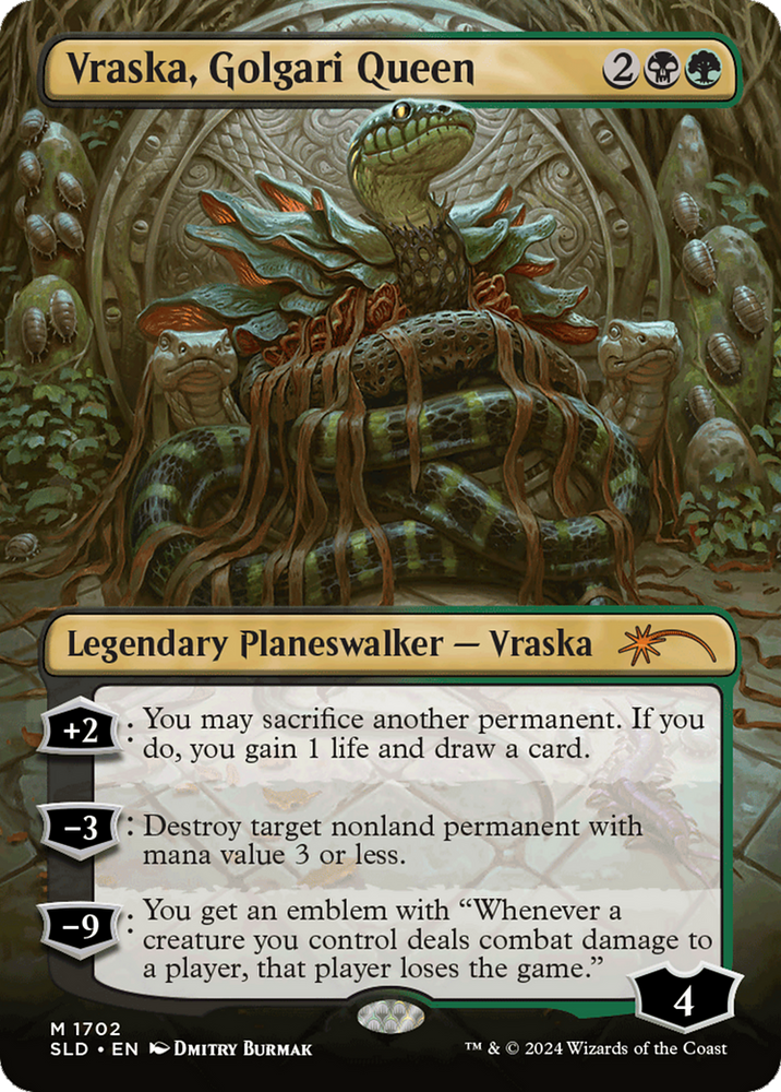 Vraska, Golgari Queen (1702) (Rainbow Foil) [Secret Lair Drop Series] Magic: The Gathering