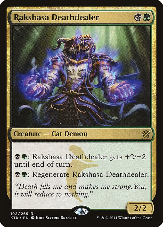 Rakshasa Deathdealer [Khans of Tarkir] Magic: The Gathering
