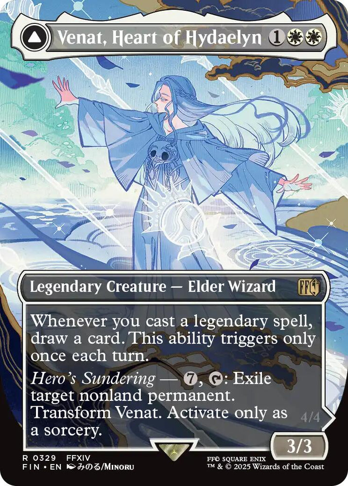 Venat, Heart of Hydaelyn // Hydaelyn, the Mothercrystal (Borderless) [FINAL FANTASY] Magic: The Gathering