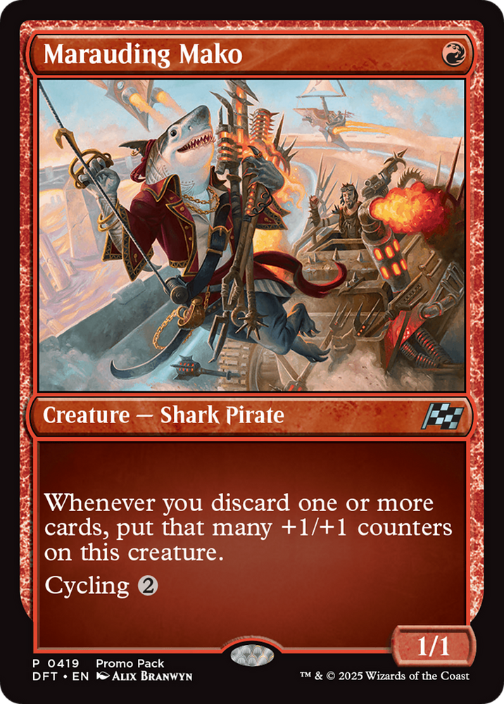 Marauding Mako (Promo Pack) [Aetherdrift Promos] Magic: The Gathering
