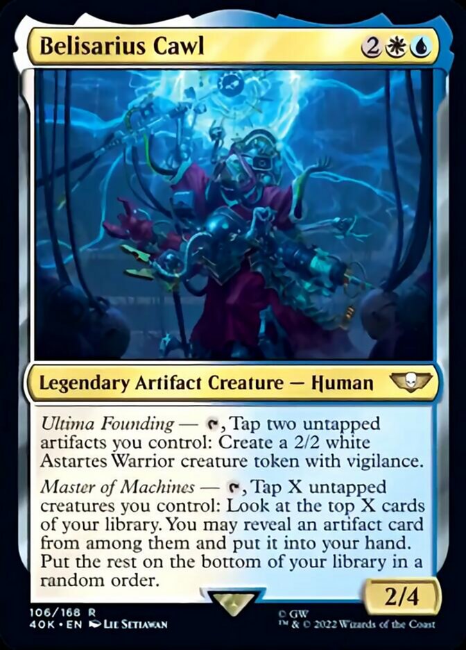 Belisarius Cawl (Surge Foil) [Warhammer 40,000] Magic: The Gathering