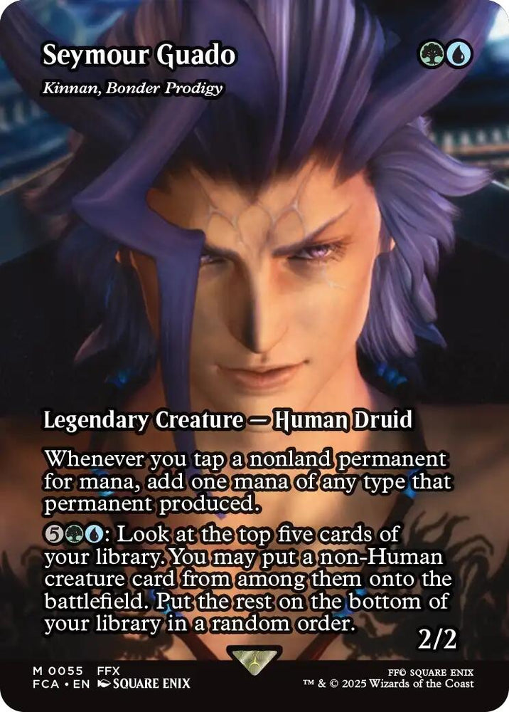 Seymour Guado - Kinnan, Bonder Prodigy (Showcase) [FINAL FANTASY : Through the Ages] Magic: The Gathering