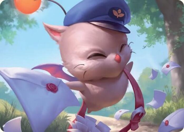 Delivery Moogle Art Card [FINAL FANTASY Art Series] Magic: The Gathering