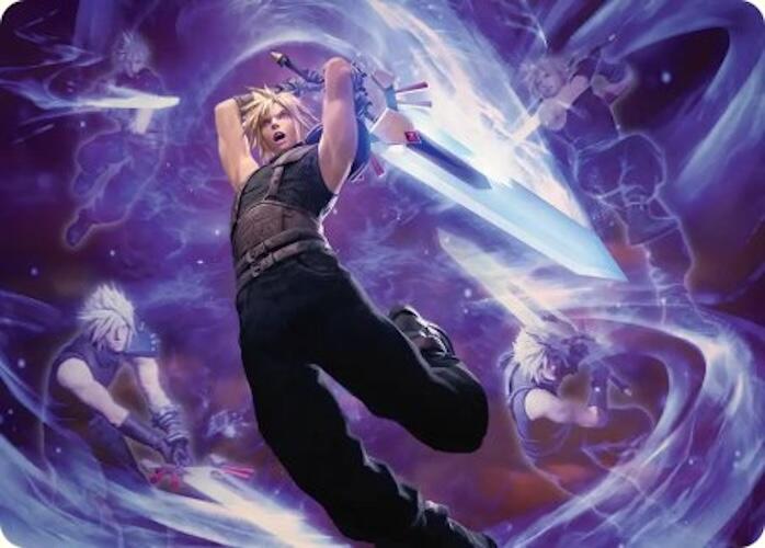 Cloud's Limit Break Art Card [FINAL FANTASY Art Series] Magic: The Gathering