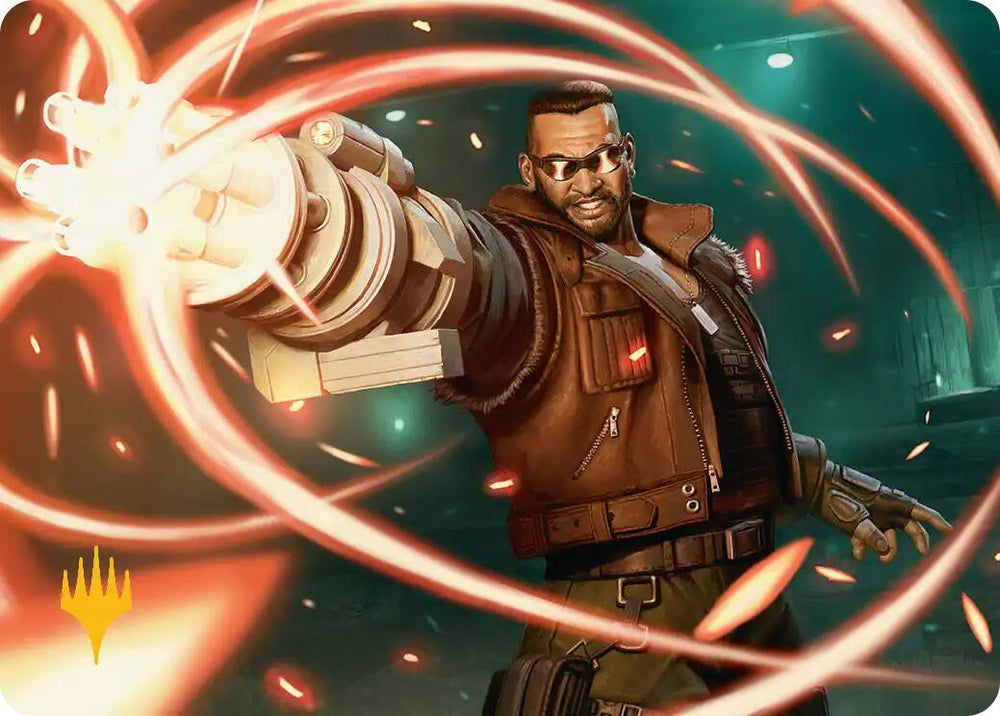 Barret Wallace Art Card (Gold-Stamped Planeswalker Symbol) [FINAL FANTASY Art Series] Magic: The Gathering