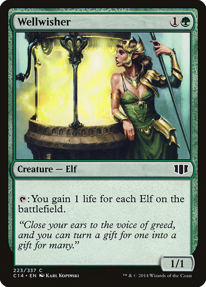 Wellwisher [Commander 2014] Magic: The Gathering