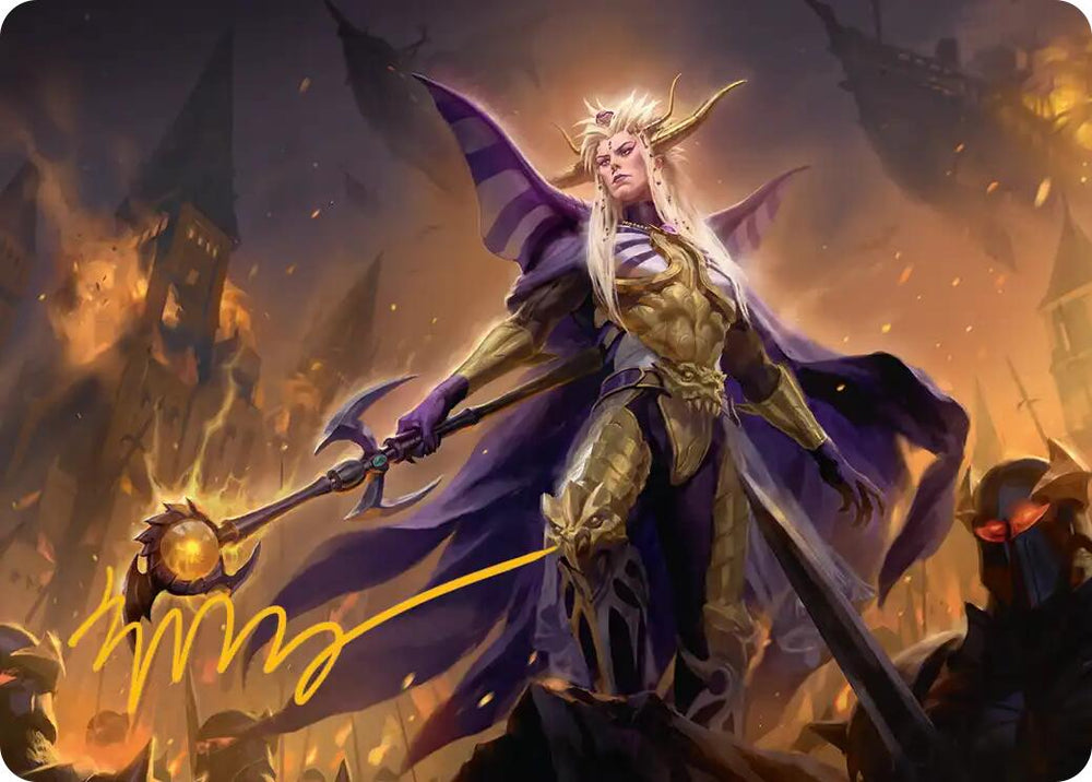 The Emperor of Palamecia Art Card (Gold-Stamped Signature) [FINAL FANTASY Art Series] Magic: The Gathering