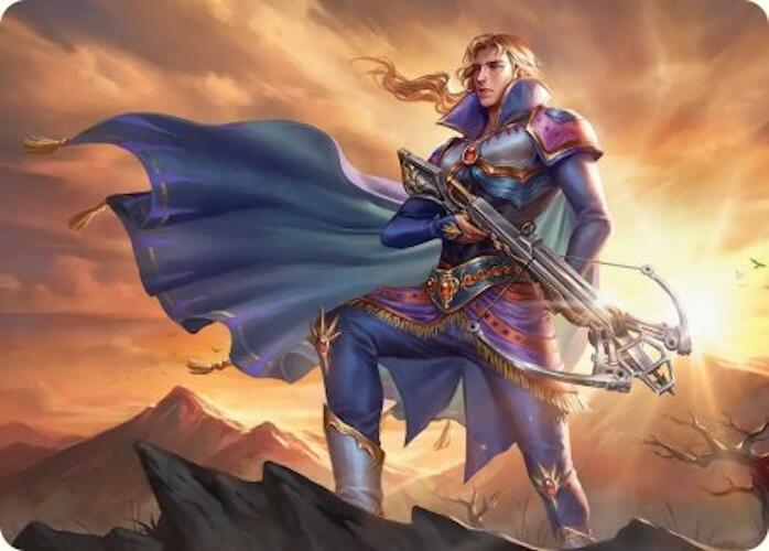 Edgar, Master Machinist Art Card [FINAL FANTASY Art Series] Magic: The Gathering