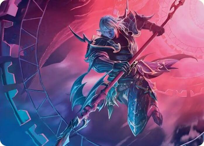 Estinien Varlineau Art Card [FINAL FANTASY Art Series] Magic: The Gathering
