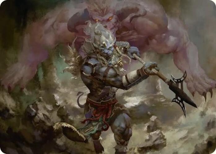 Kimahri, Valiant Guardian Art Card [FINAL FANTASY Art Series] Magic: The Gathering