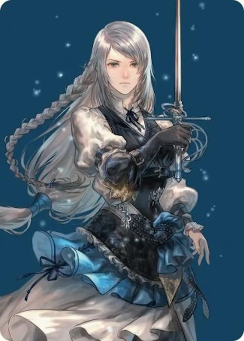 Jill, Shiva's Dominant Art Card [FINAL FANTASY Art Series] Magic: The Gathering