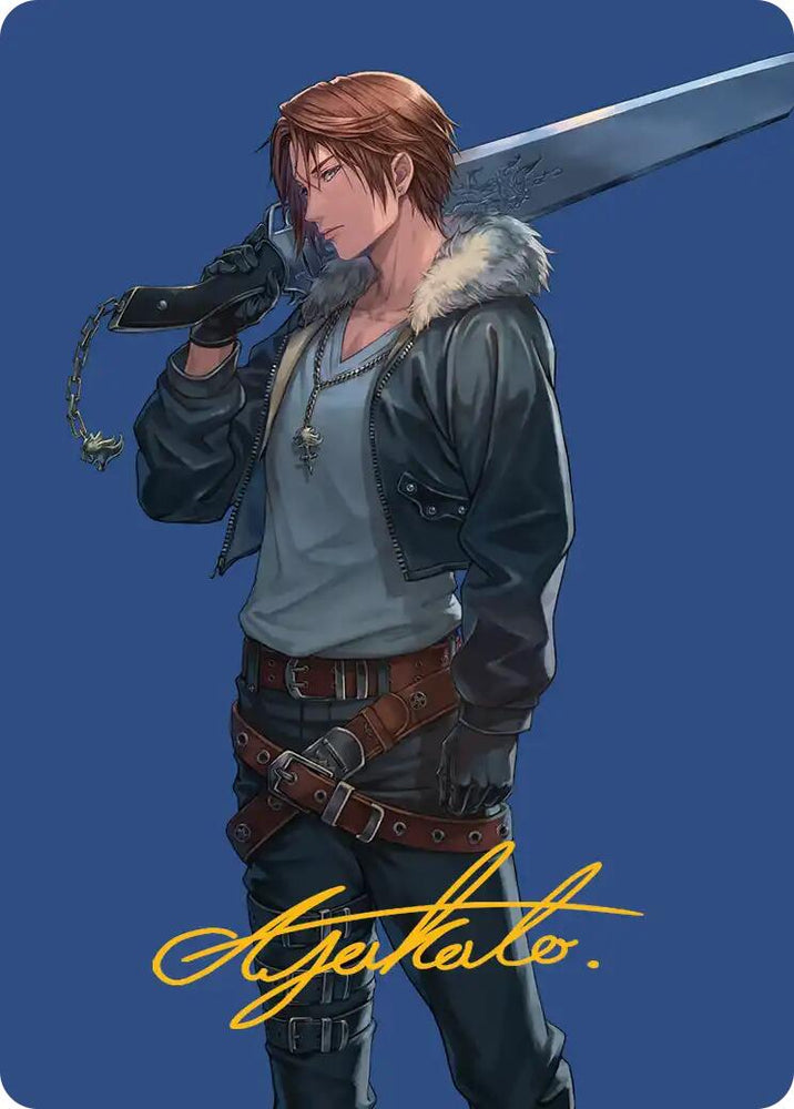 Squall, SeeD Mercenary Art Card (Gold-Stamped Signature) [FINAL FANTASY Art Series] Magic: The Gathering