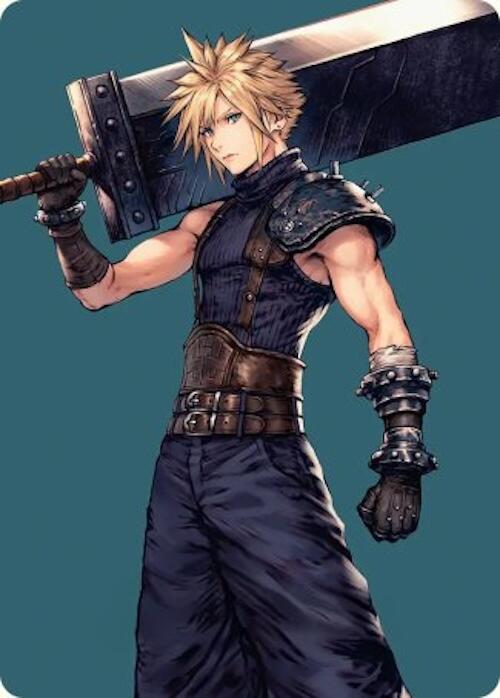 Cloud, Ex-SOLDIER Art Card [FINAL FANTASY Art Series] Magic: The Gathering
