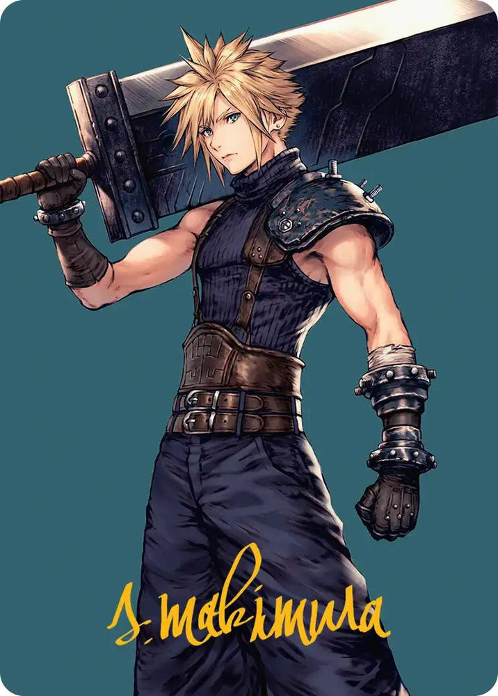 Cloud, Ex-SOLDIER Art Card (Gold-Stamped Signature) [FINAL FANTASY Art Series] Magic: The Gathering