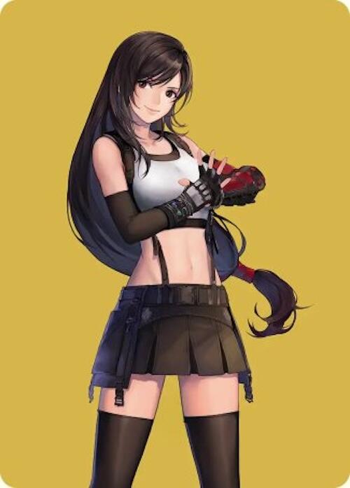 Tifa, Martial Artist Art Card [FINAL FANTASY Art Series] Magic: The Gathering