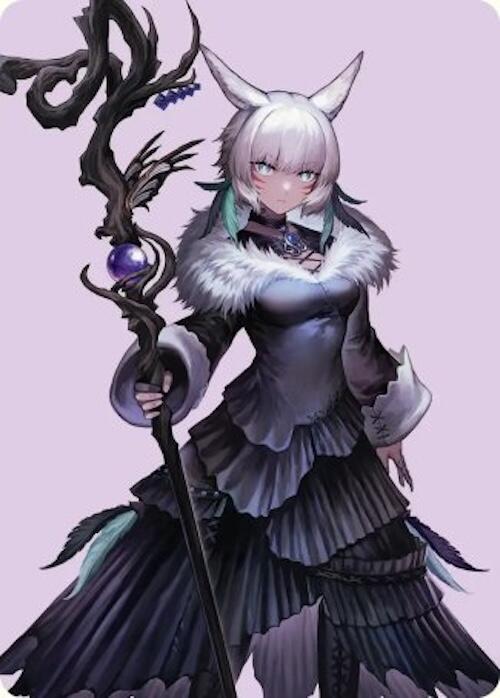 Y'shtola, Night's Blessed Art Card (53) [FINAL FANTASY Art Series] Magic: The Gathering